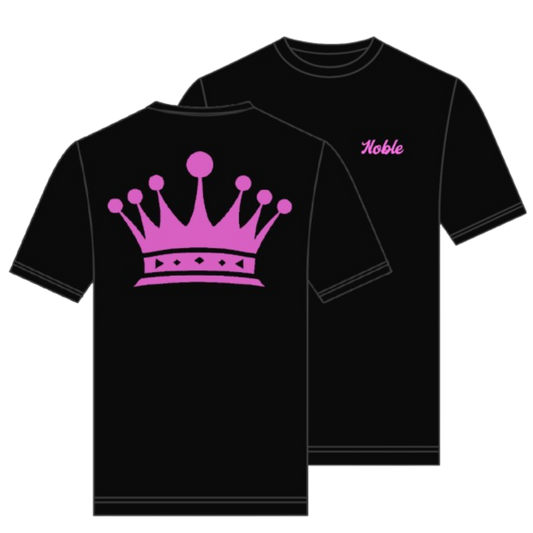 Crown Tee Pink/Black