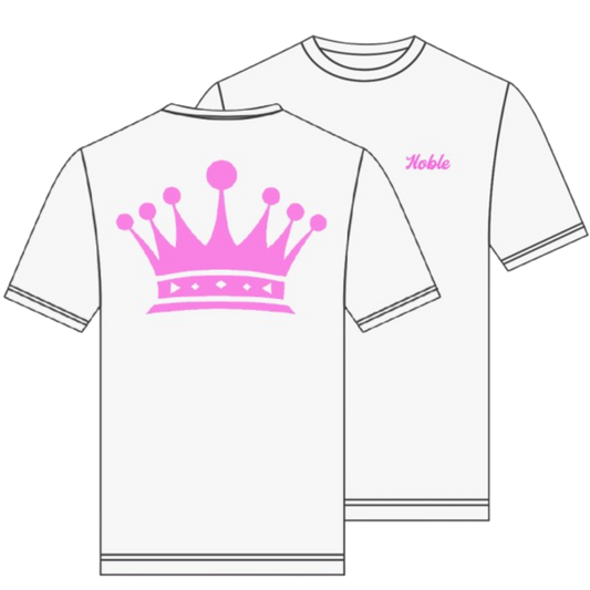 Crown Tee Pink/White
