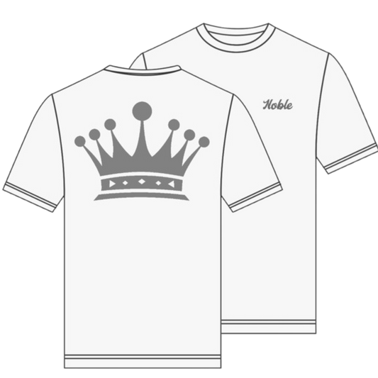 Crown Tee Grey/White