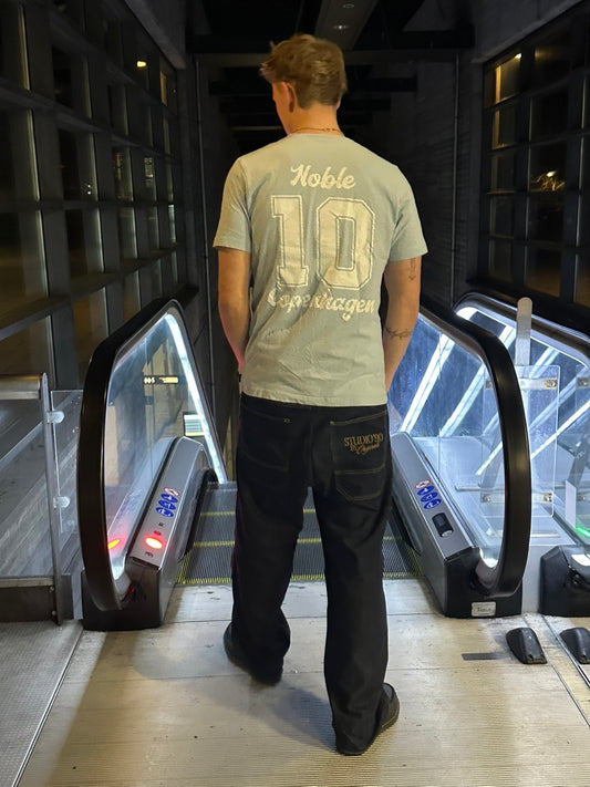 Jersey' Tee Light Blue/White