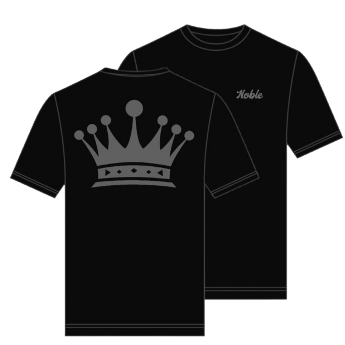 Crown Tee Grey/Black