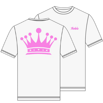 Crown Tee Pink/White