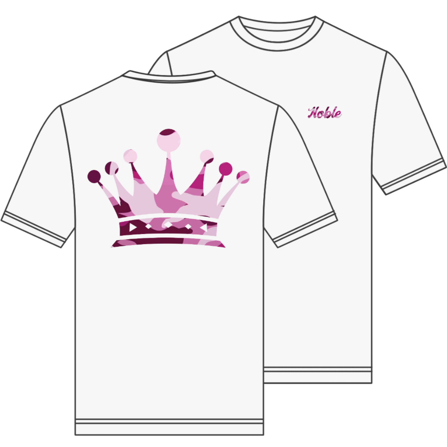 Crown Tee Pink Camo